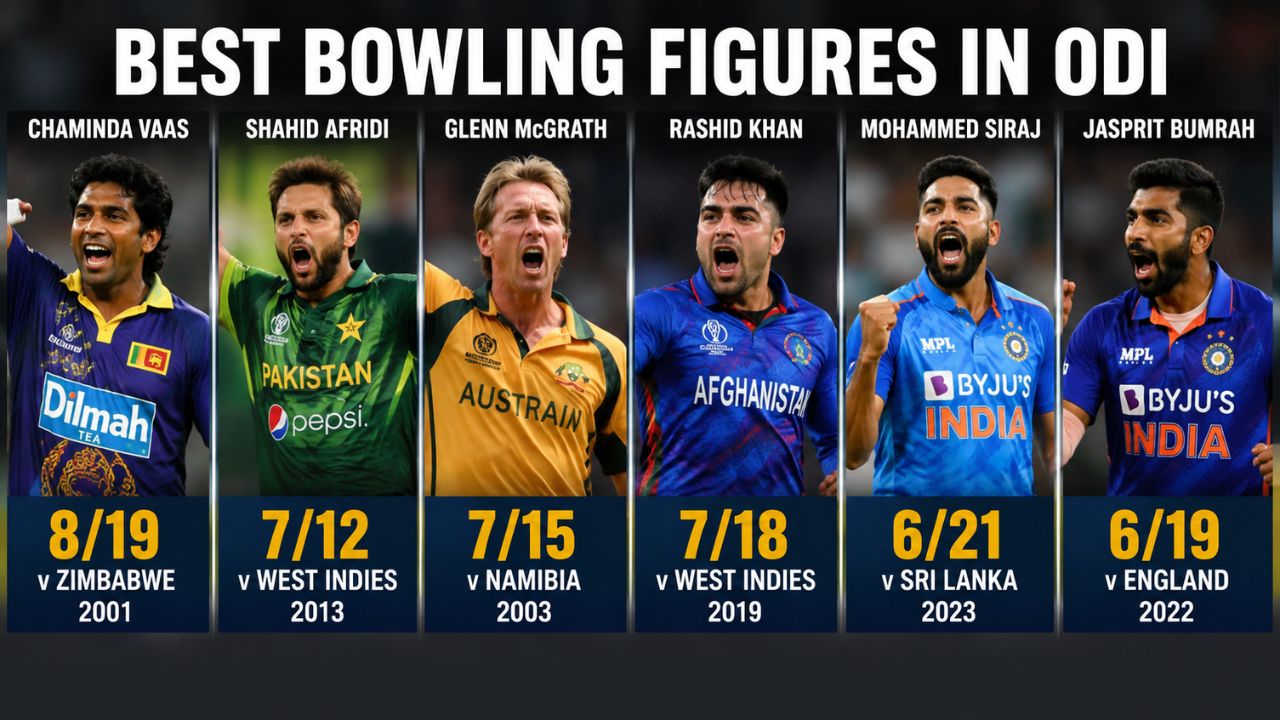 Best Bowling Figures in ODI