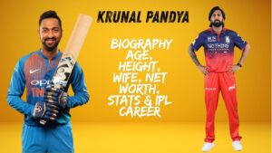Krunal Pandya Biography 2026: Age, Height, Wife, Net Worth, Stats & IPL Career