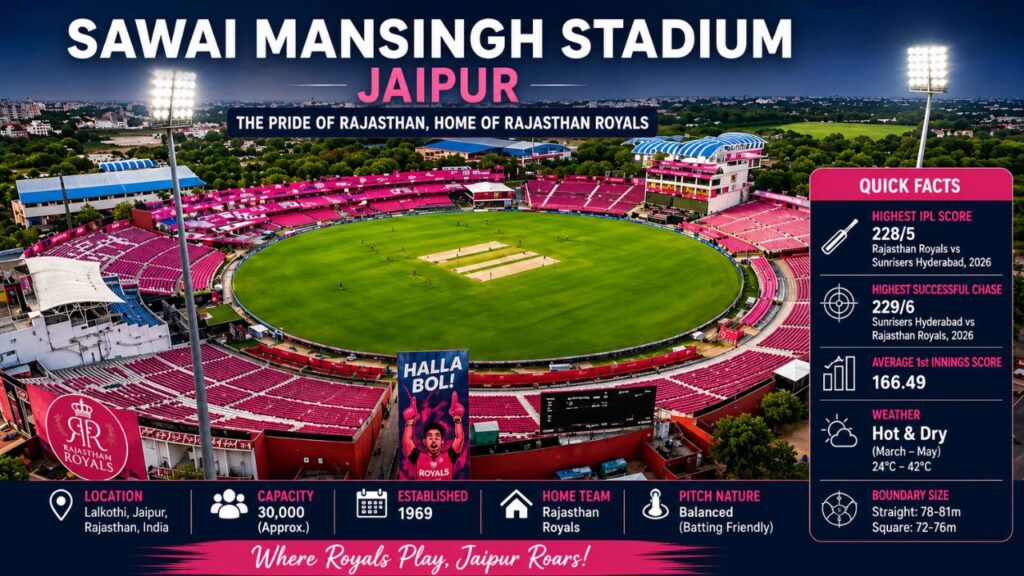Sawai Mansingh Stadium Directory