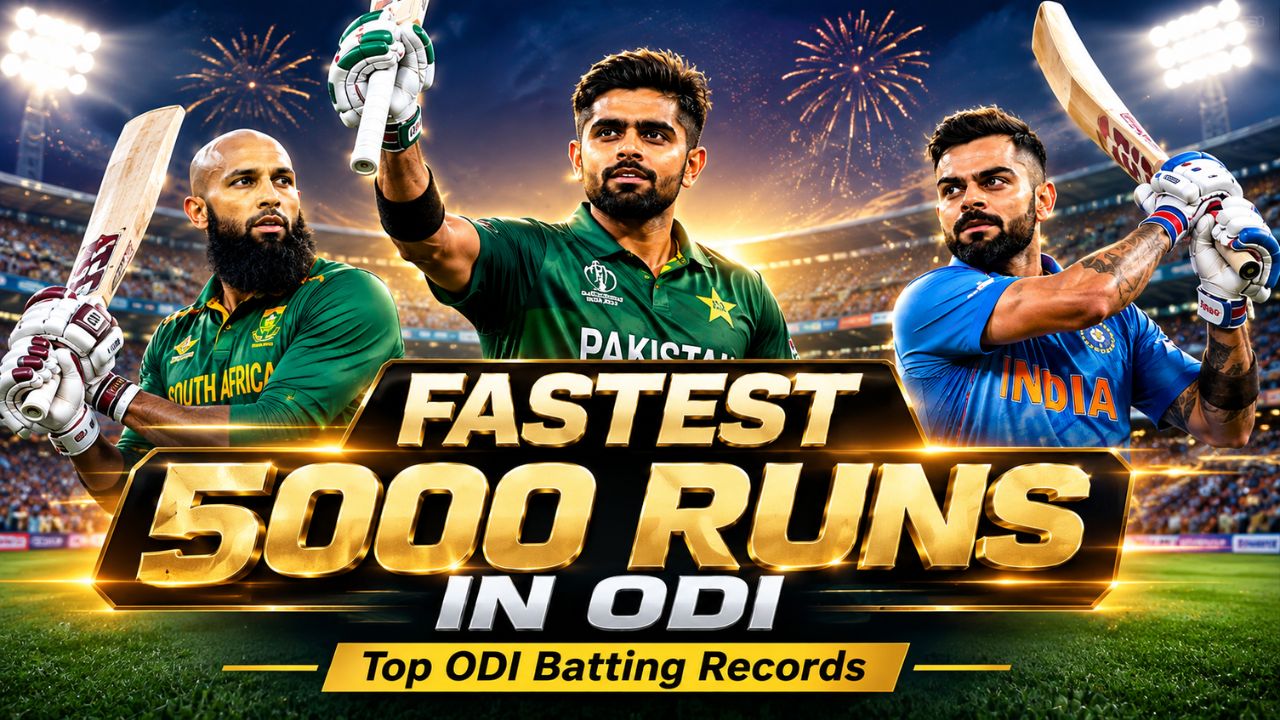 Fastest 5000 Runs in ODI
