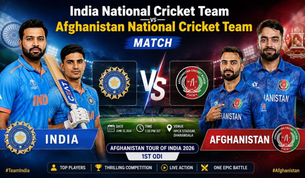India National Cricket Team vs Afghanistan National Cricket Team Match Scorecard