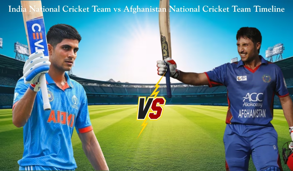 India National Cricket Team vs Afghanistan National Cricket Team Timeline
