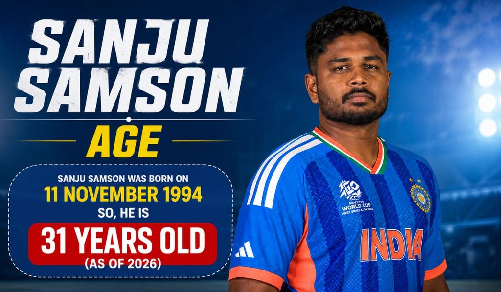 Sanju Samson Age