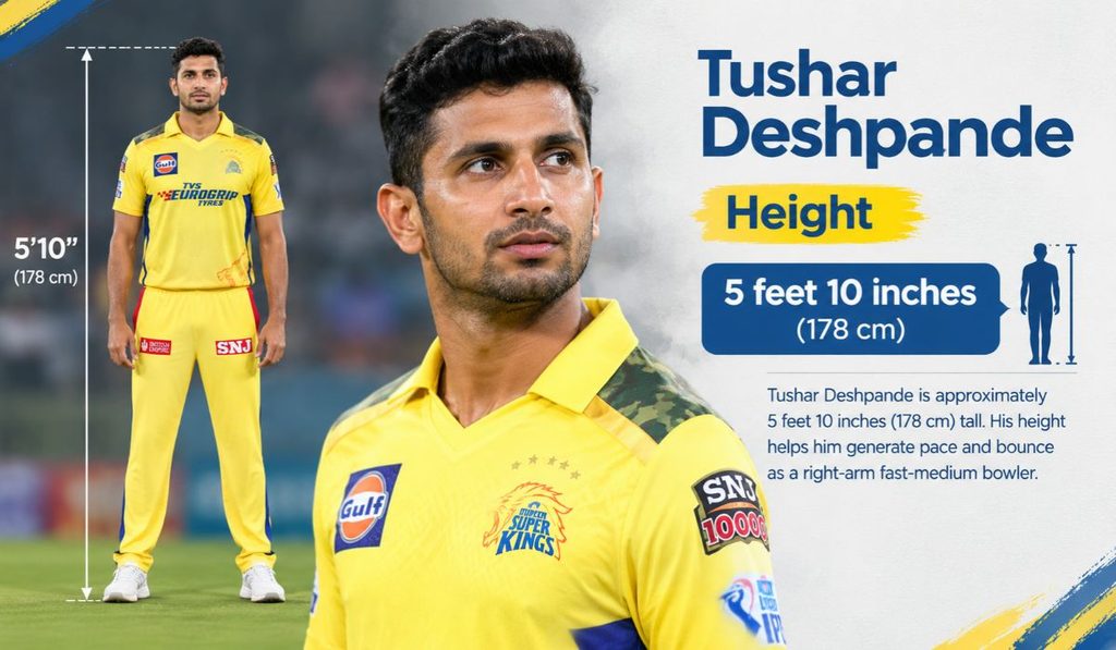 Tushar Deshpande Height