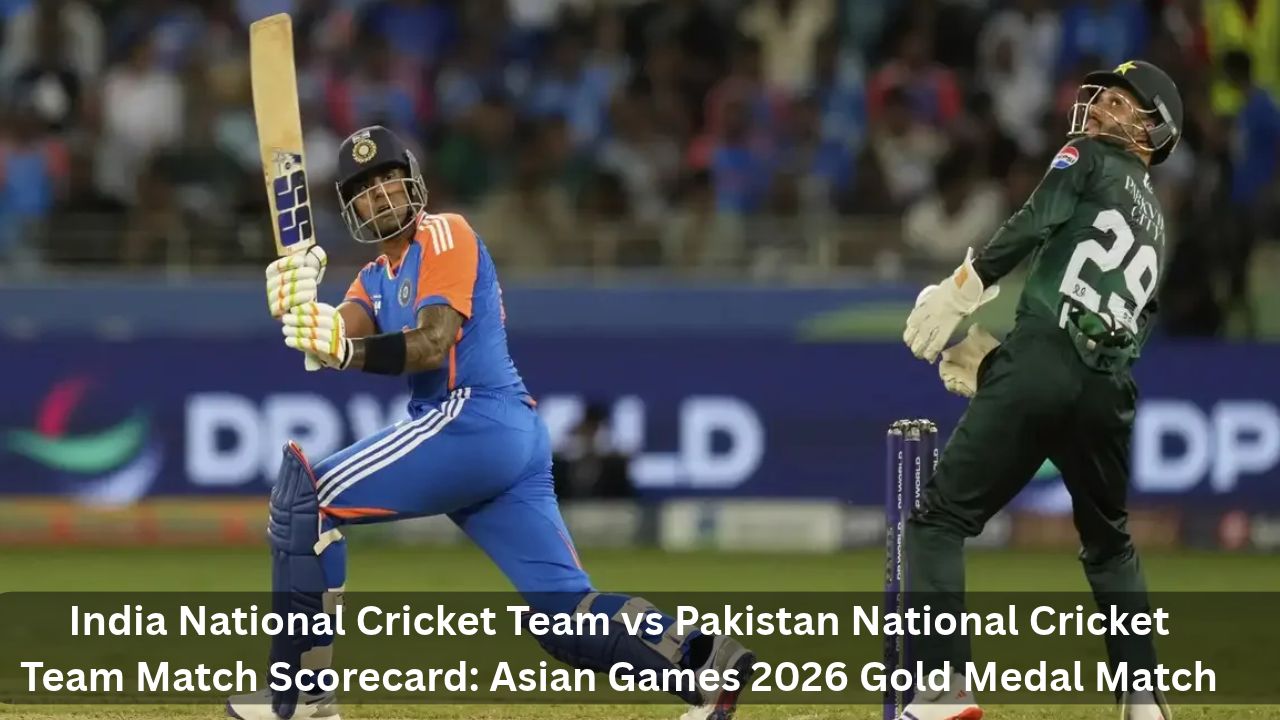 India National Cricket Team vs Pakistan National Cricket Team Match Scorecard