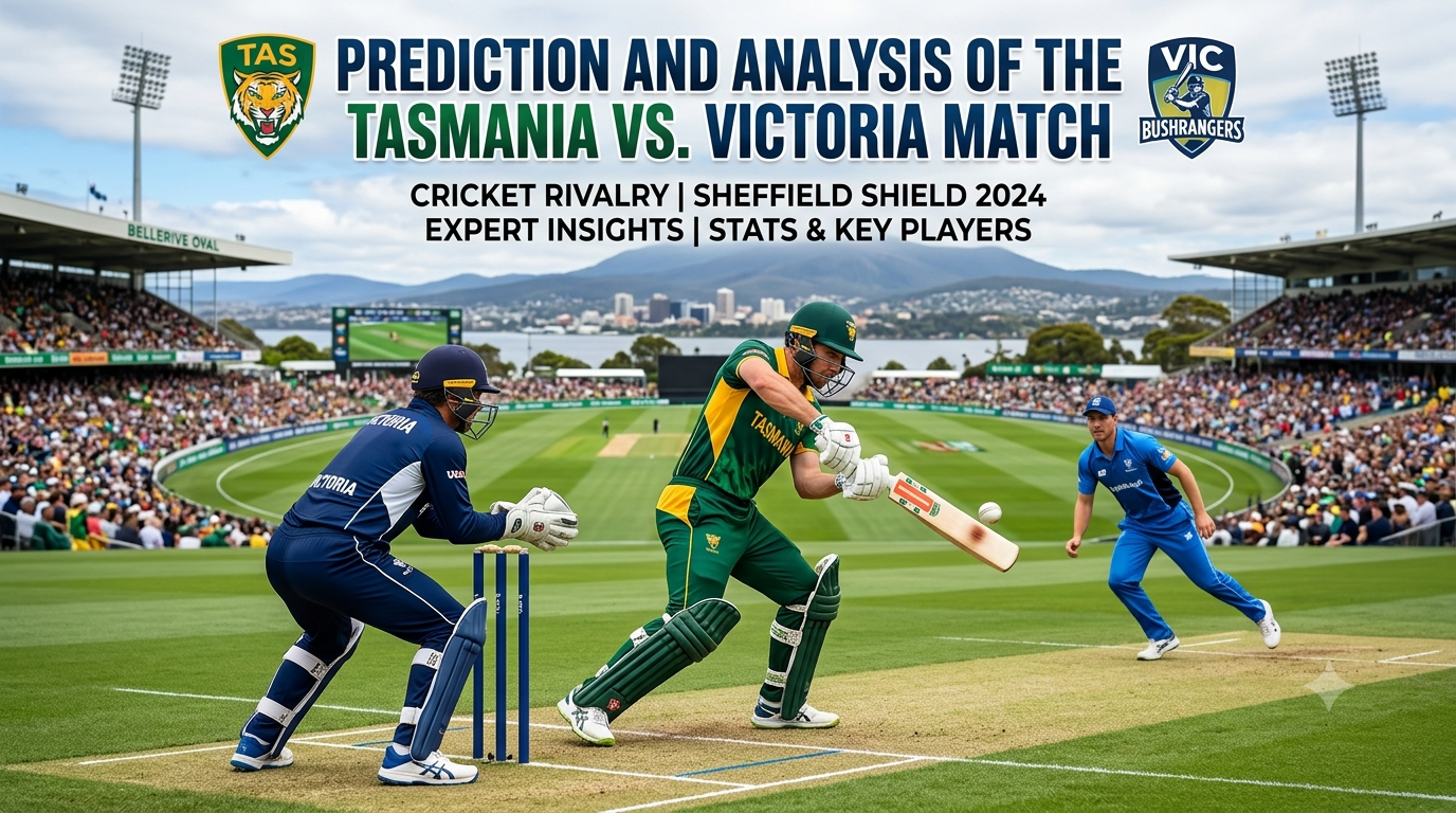 Prediction and analysis of the Tasmania vs. Victoria match